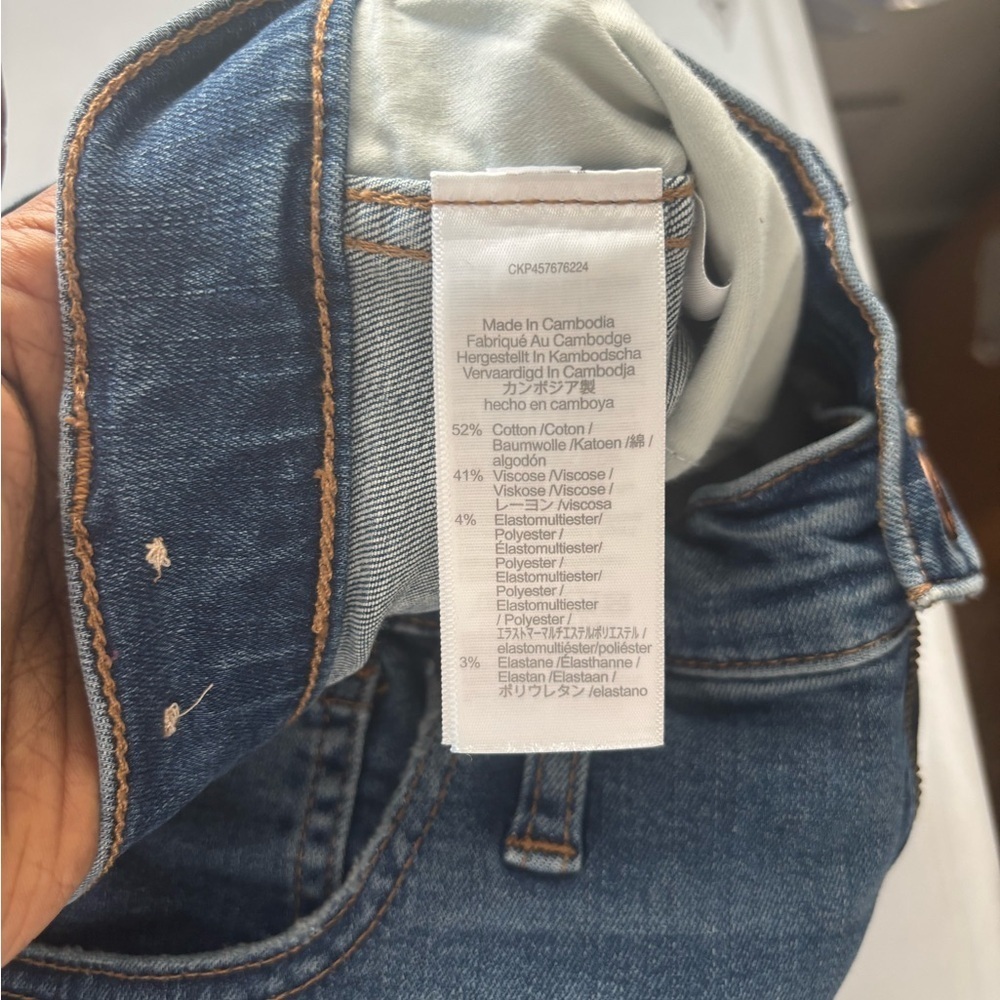 Madewell  Jeans Womens Size 30 High Rise Stovepipe Dearham Wash Blue Denim - Picture 7 of 7